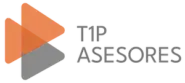 logo t1 asesores gris